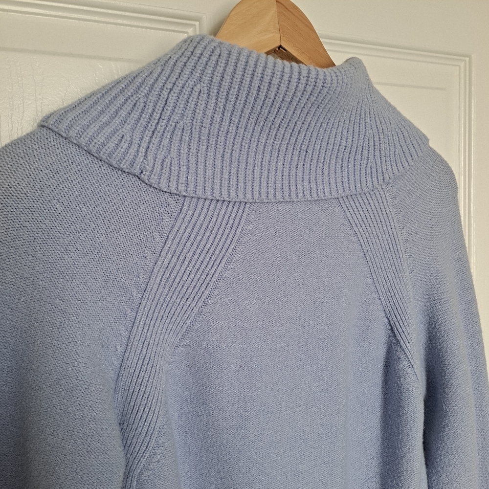 Periwinkle Moth By Anthropologie Sweater, Cowl Ne… - image 6